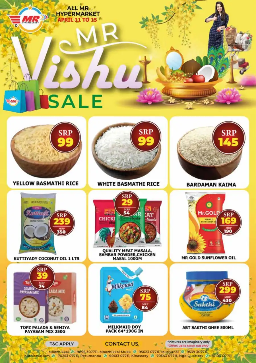MR Hypermarket Kozhikode | Vishu Sale Offers April 11-15
